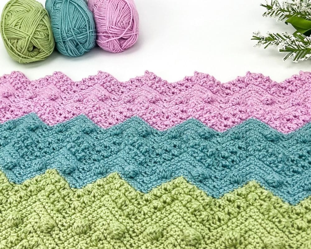 Chevron crochet blanket pattern