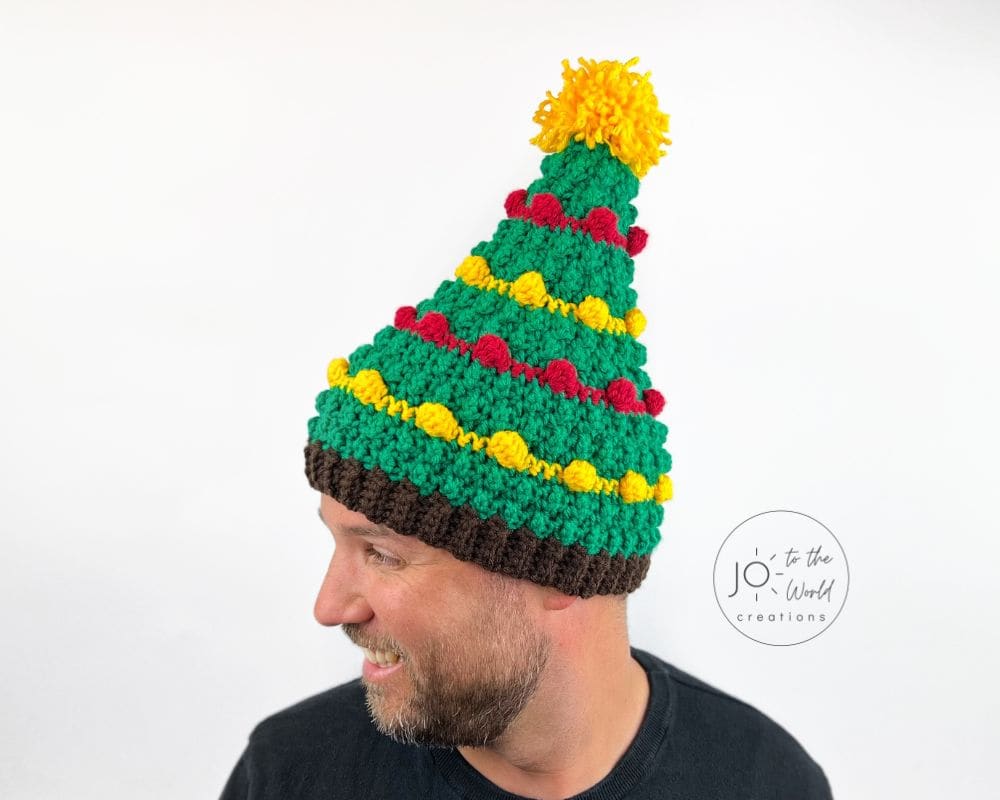 Christmas Tree Hat Crochet Pattern