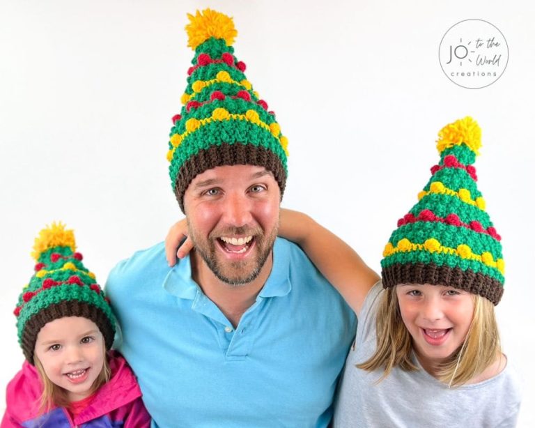 Crochet Christmas Tree Hat – Free Pattern