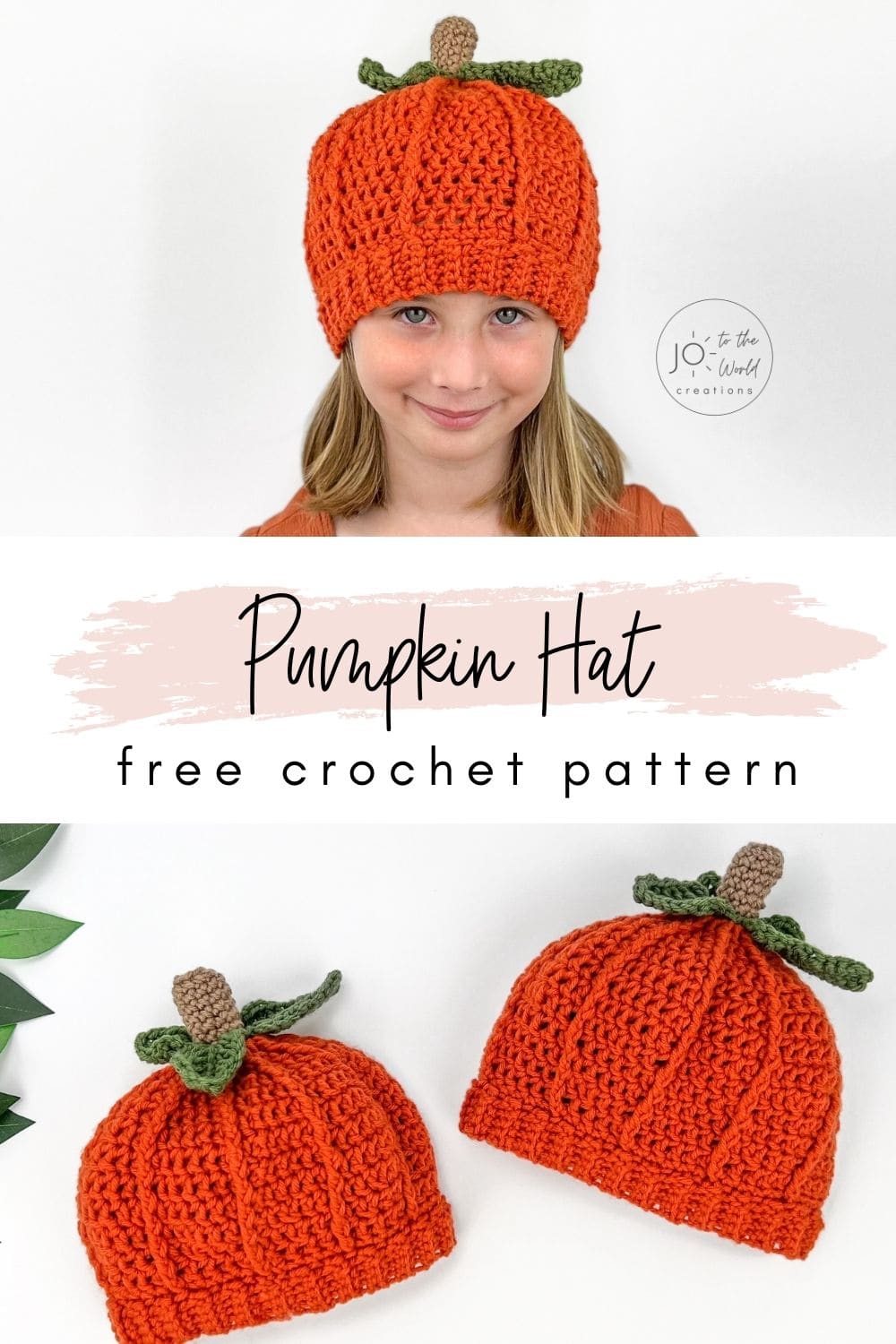 Free Crochet Pumpkin Hat Pattern