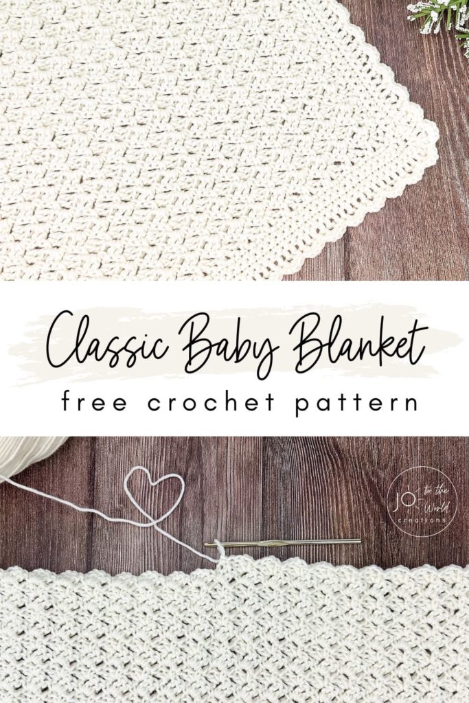 Classic Baby Blanket Free Crochet Pattern