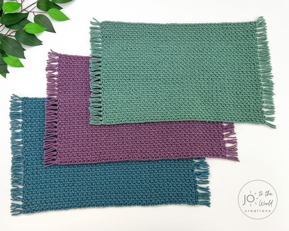Crochet placemats