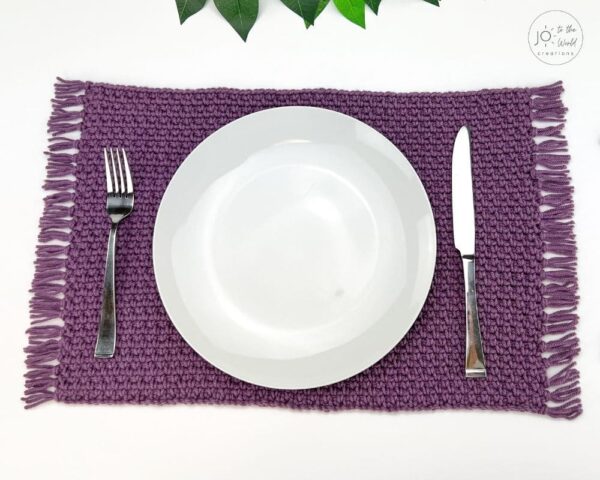 Crochet placemats for beginners