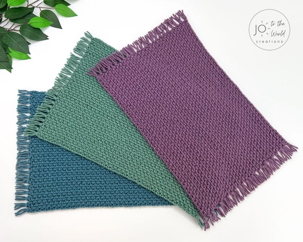 Crochet placemats pattern free