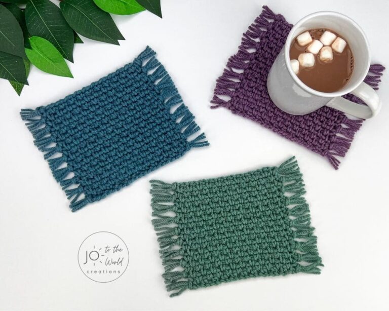 Easy Crochet Mug Rug Pattern Free