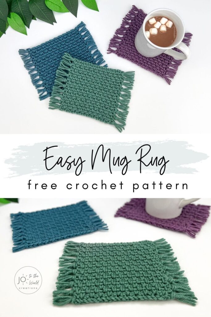 Free Crochet Mug Rug Pattern