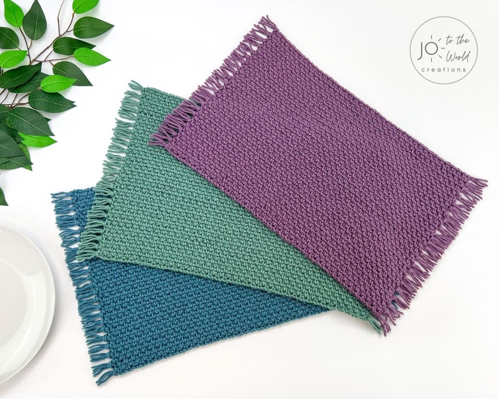 Free crochet pattern for placemats