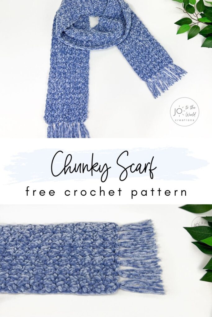 Chunky Scarf Free Crochet Pattern