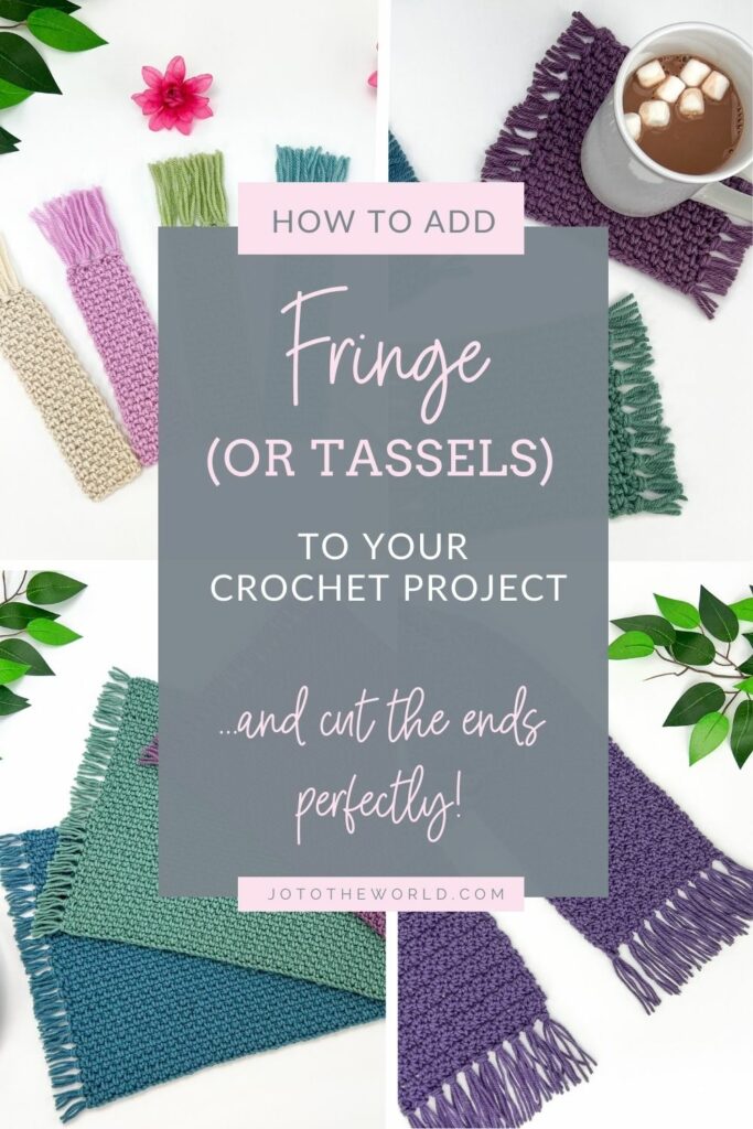 How to Add Fringe or Tassels to a Crochet Project