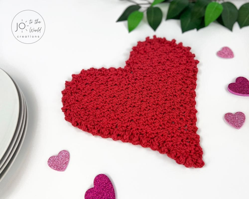 Crochet heart pattern free