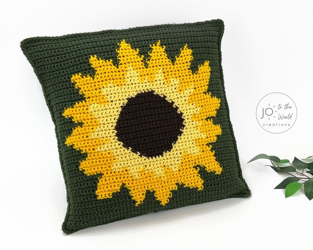 Crochet sunflower pattern