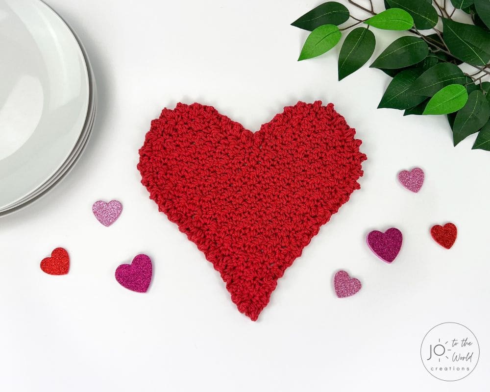 Free crochet heart pattern