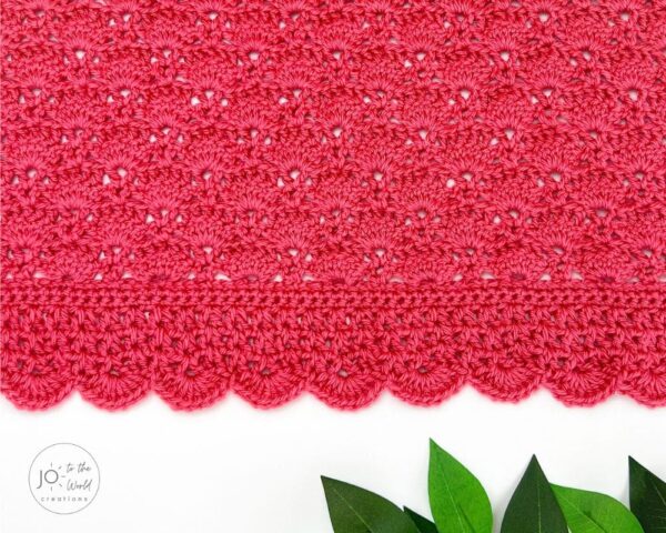 Lacy Baby Blanket Crochet Pattern