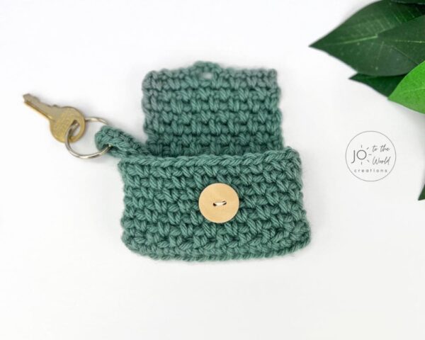 Crochet keychain purse