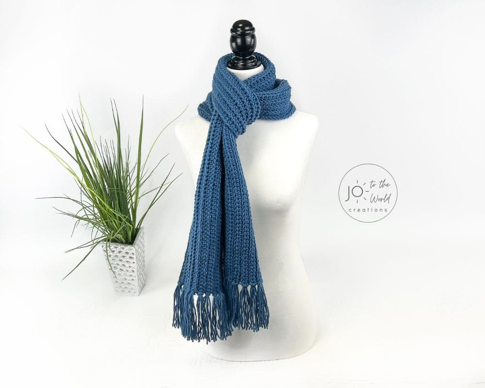 Crochet scarf for men
