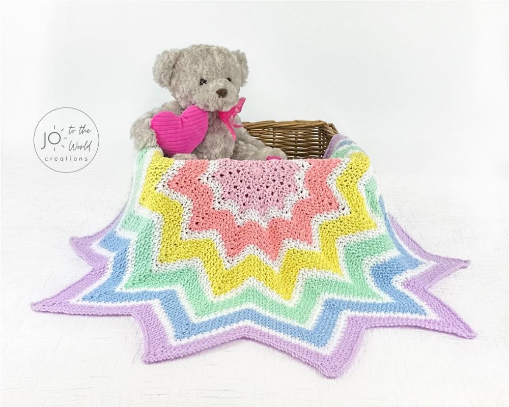Crochet Star Blanket Pattern