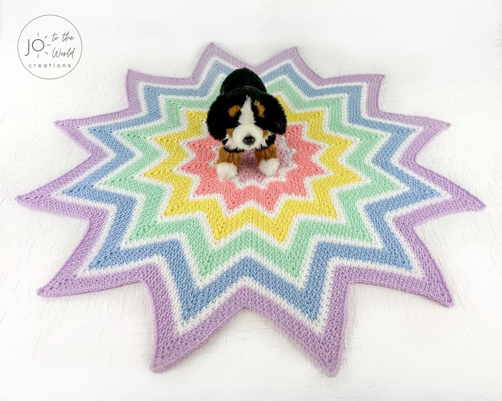 Crochet Star Pattern Blanket