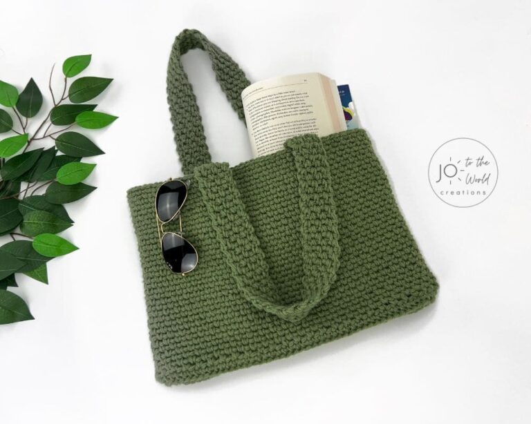 Easy Tote Bag - Free Crochet Pattern | Jo to the World Creations