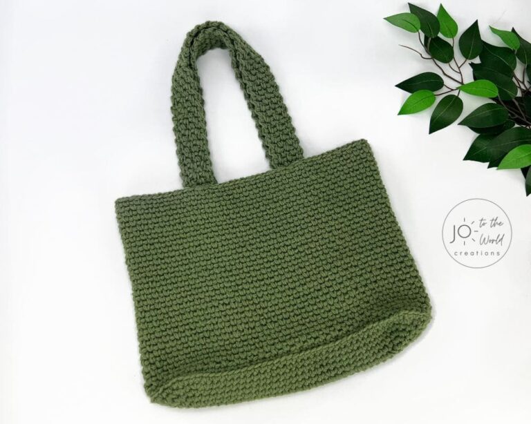 Easy Tote Bag - Free Crochet Pattern | Jo to the World Creations