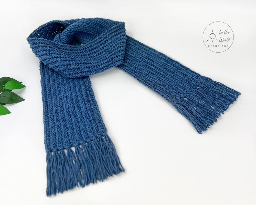 Men's crochet scarf pattern
