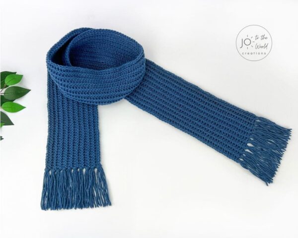 Men's scarf crochet pattern