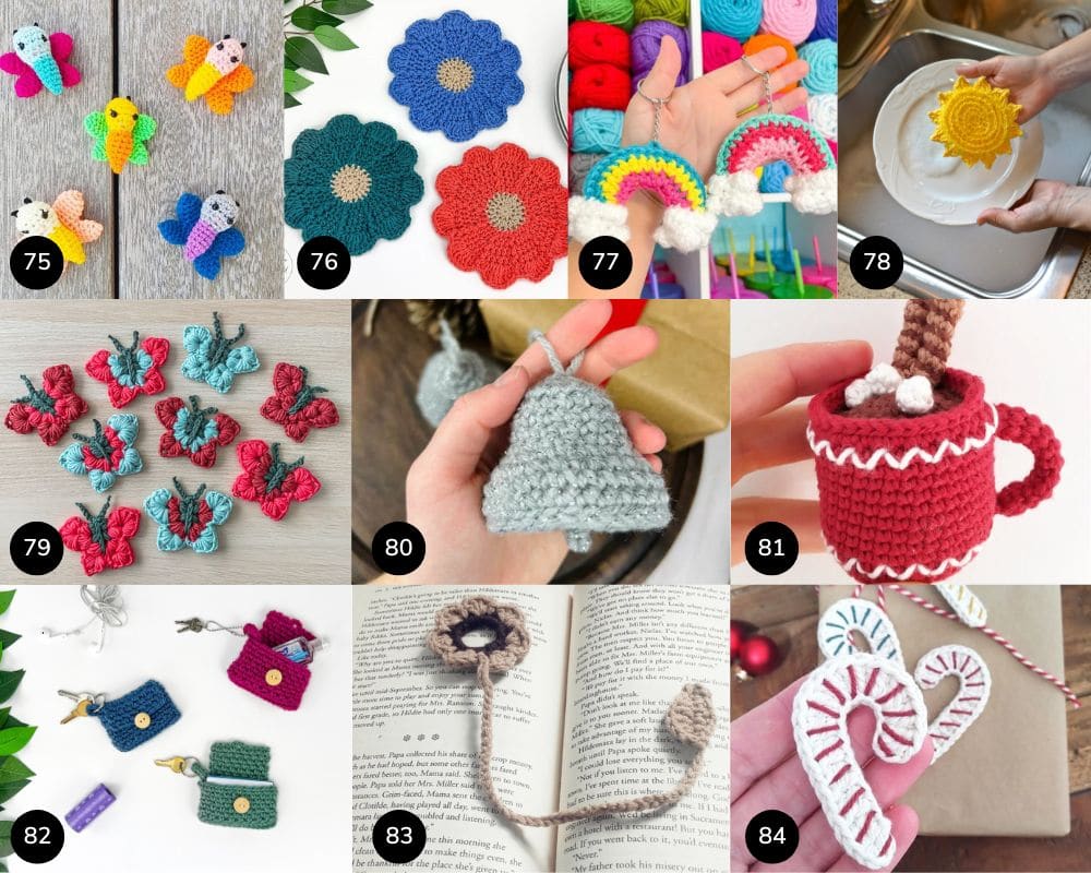 Mini crochet projects