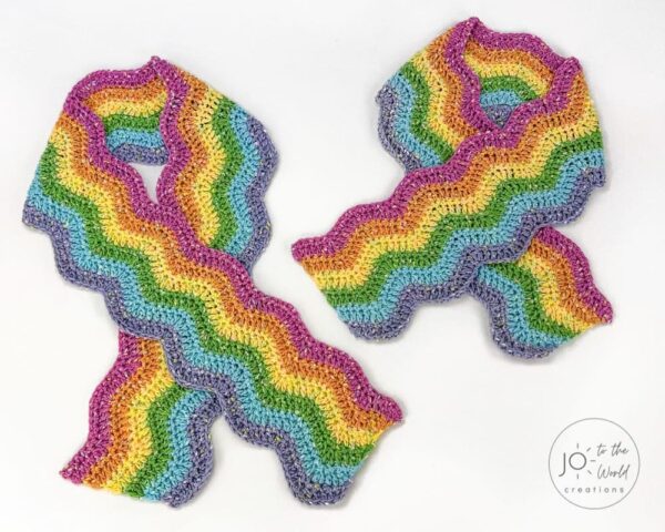 Crochet kids scarf