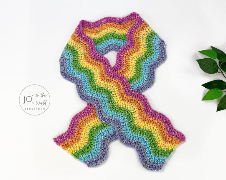 Kids Crochet Scarf Pattern – Free
