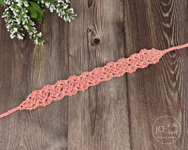 Crochet summer headband pattern