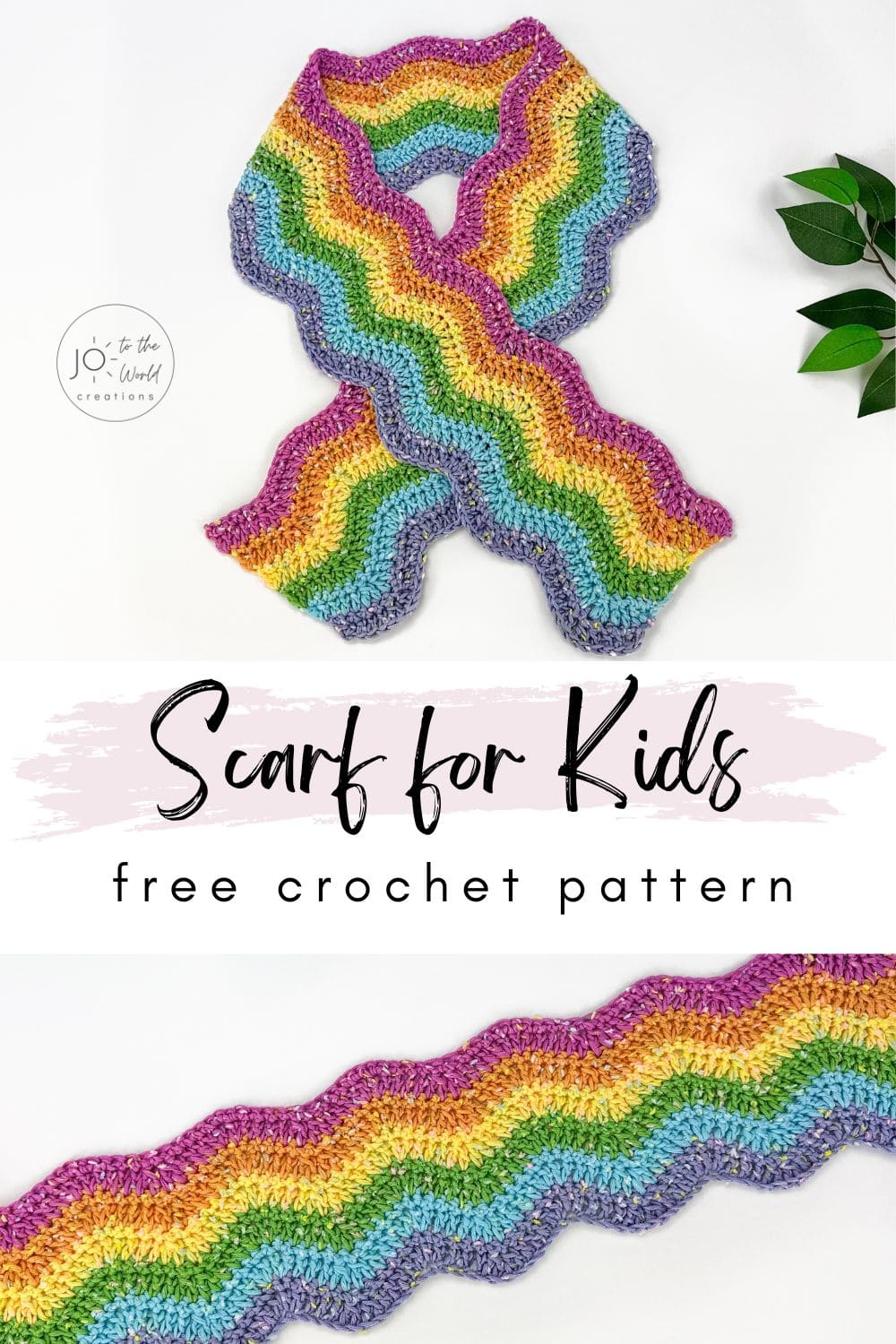 Kids Crochet Scarf Free Pattern