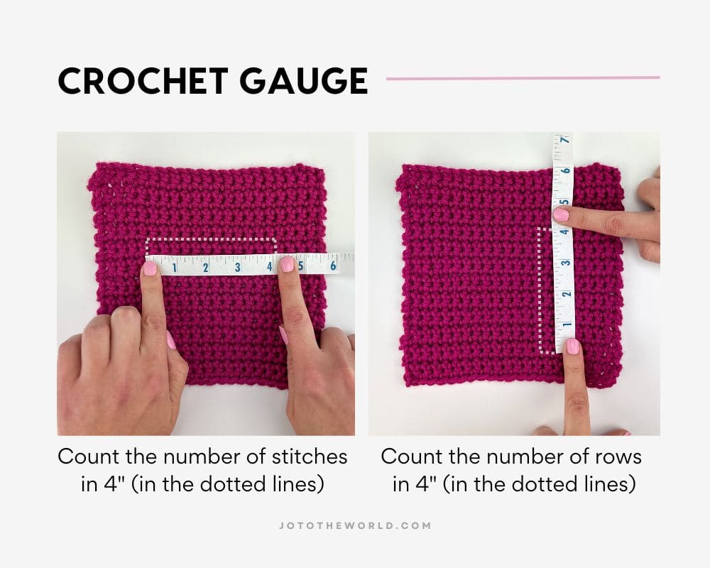 Crochet gauge