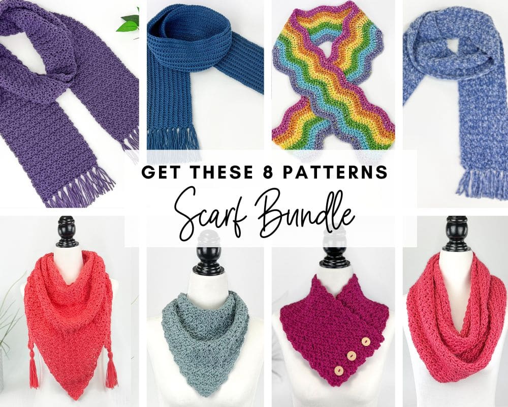 Crochet scarf pattern bundle