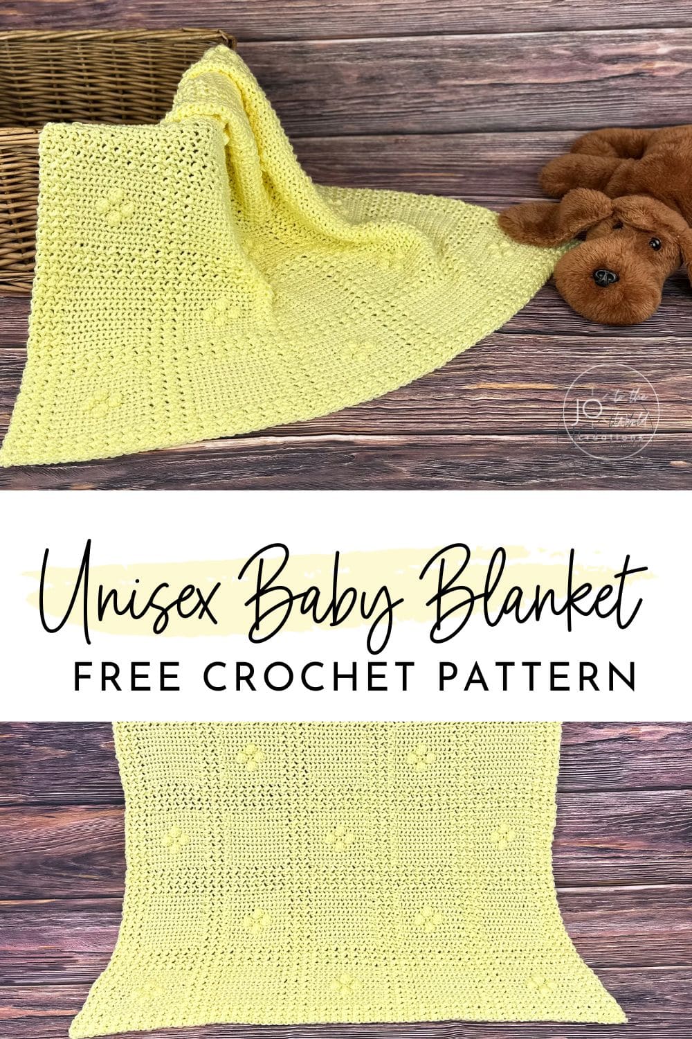 Gender neutral crochet baby blanket pattern free