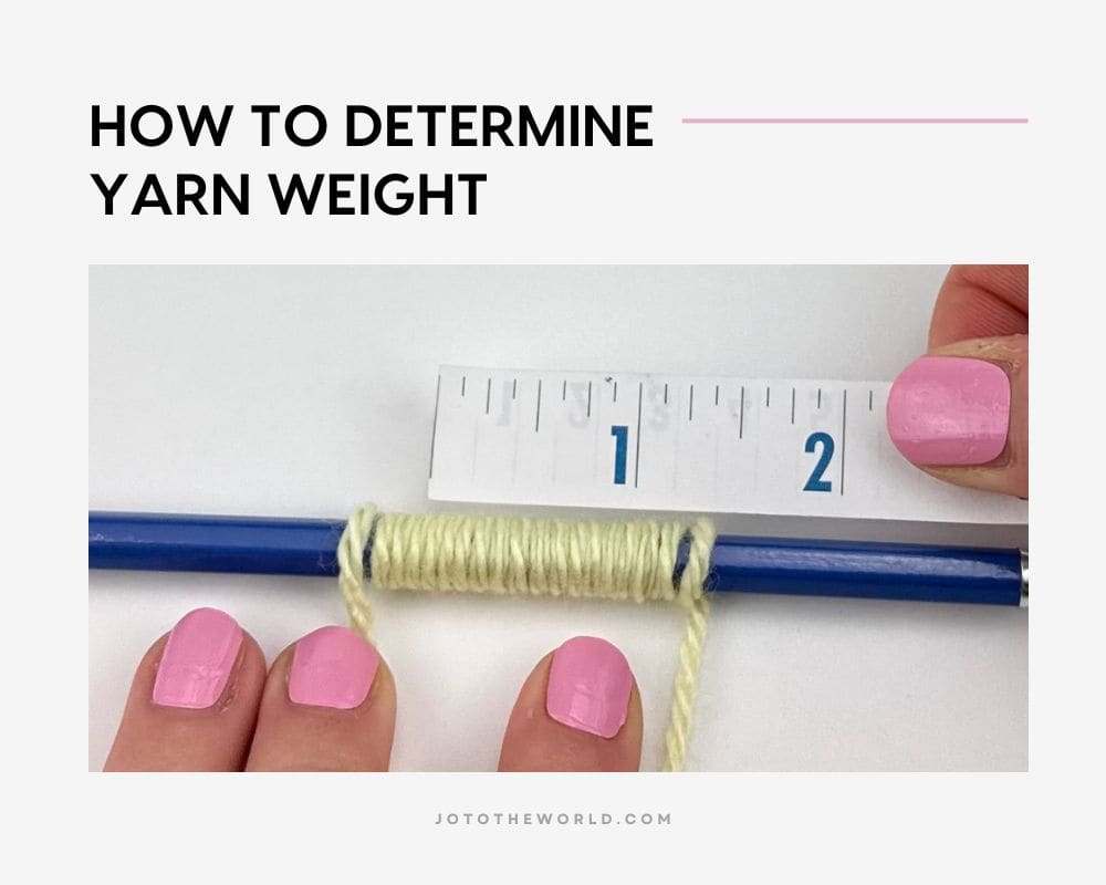 How to determine yarn weight by WPI