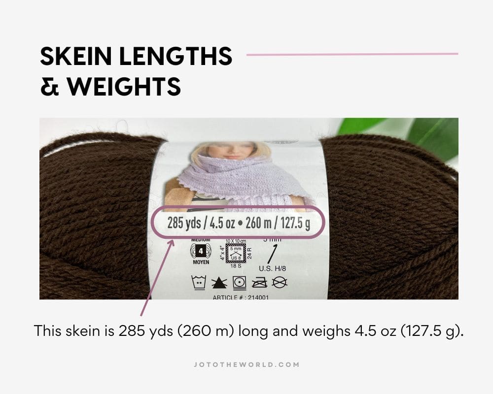 Skein and lengths weights