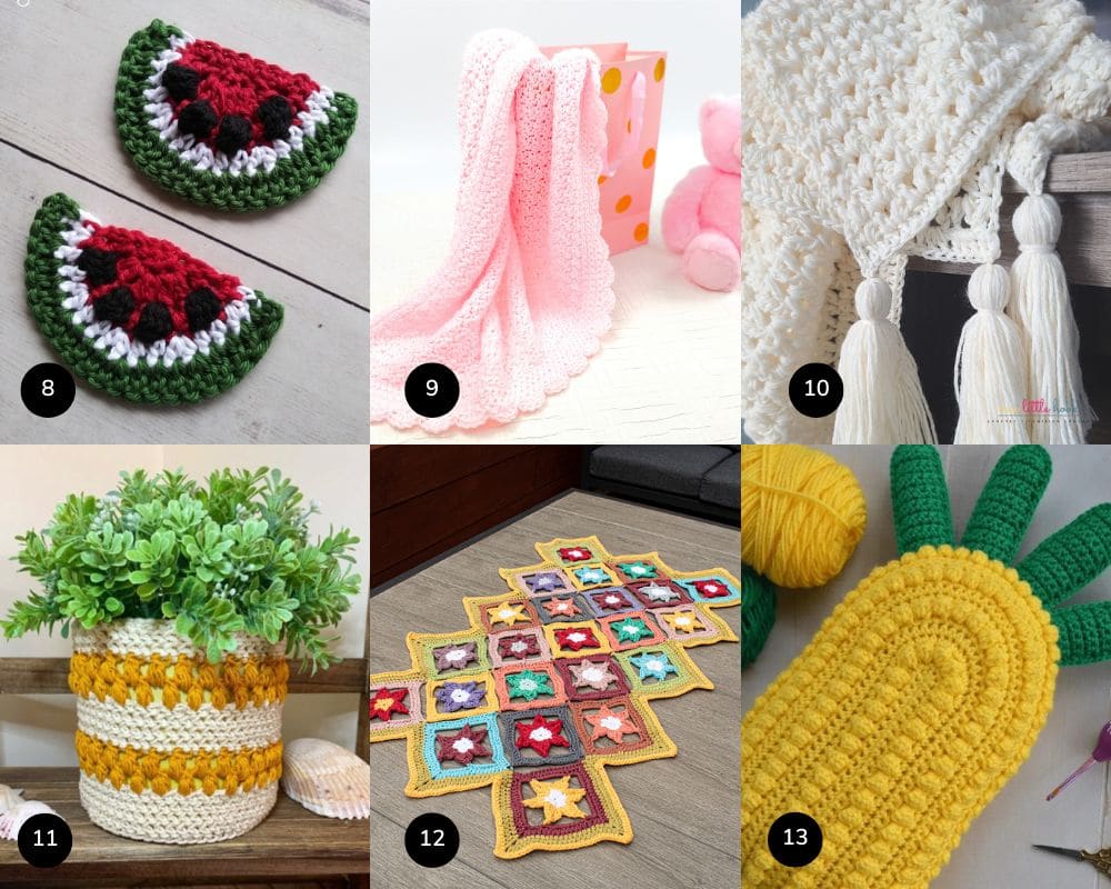 Summer crochet projects for the home