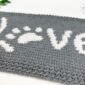 Crochet pet mat pattern