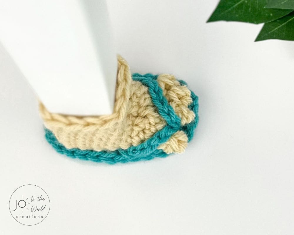 Flip Flop Crochet Chair Socks Pattern