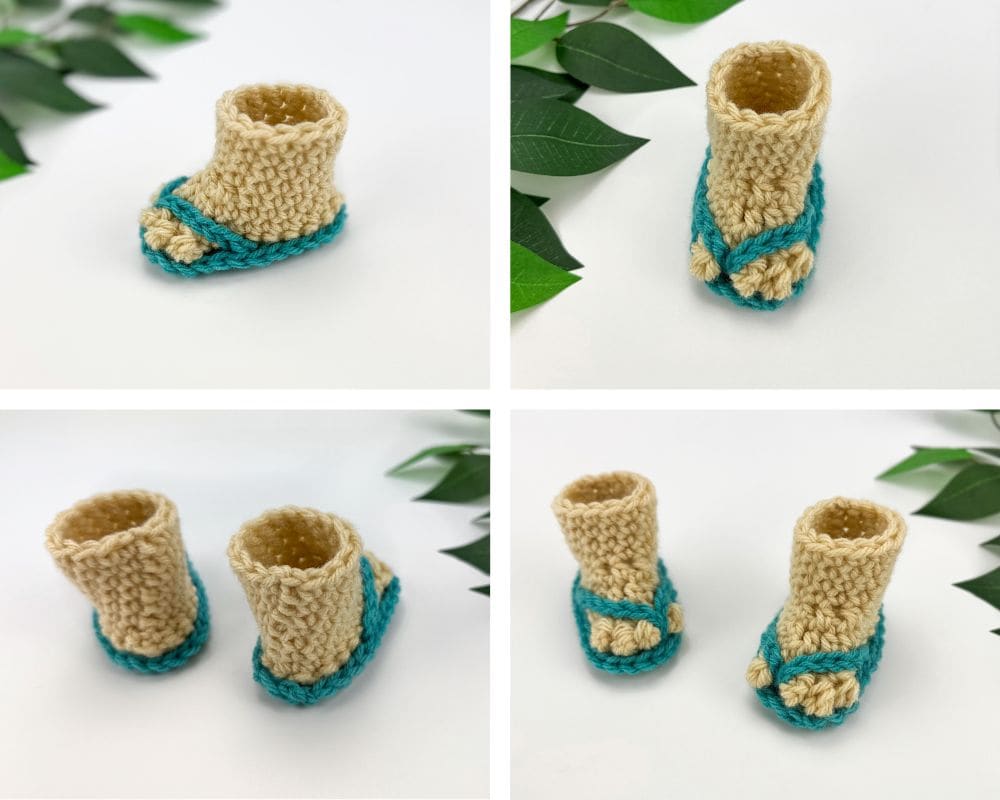 Flip Flop Crochet Chair Leg Covers Pattern