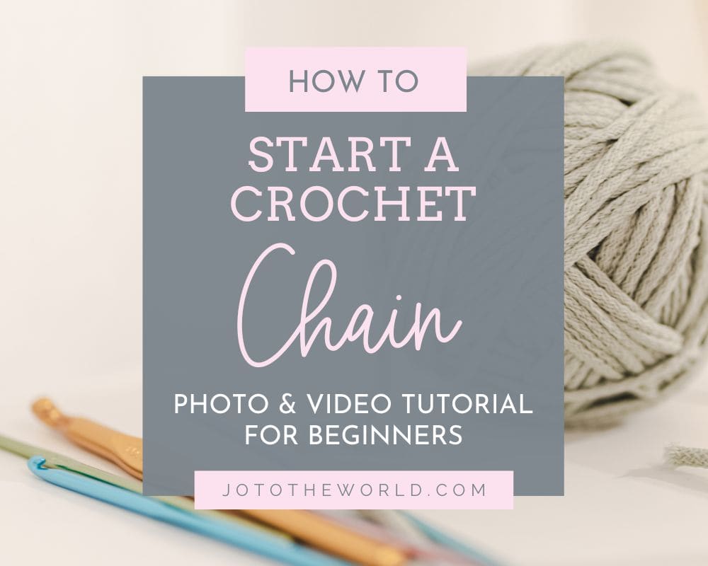 How to start a crochet chain