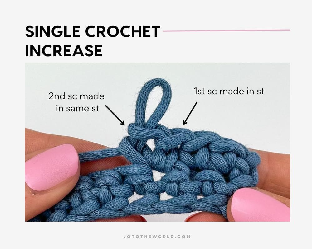 Single crochet increase