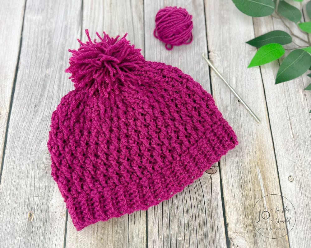 Winter hat crochet pattern