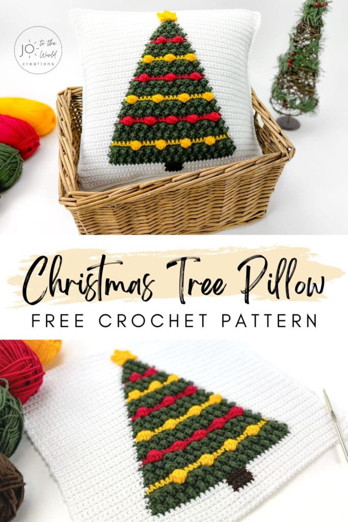Crochet Christmas Tree Pillow Pattern Free