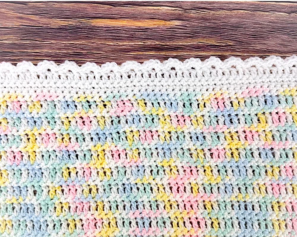 How to crochet a baby blanket