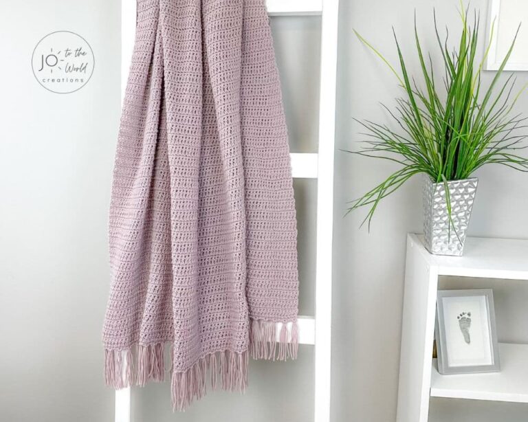 How to Crochet a Throw Blanket for Beginners - Free Pattern | Jo to the ...