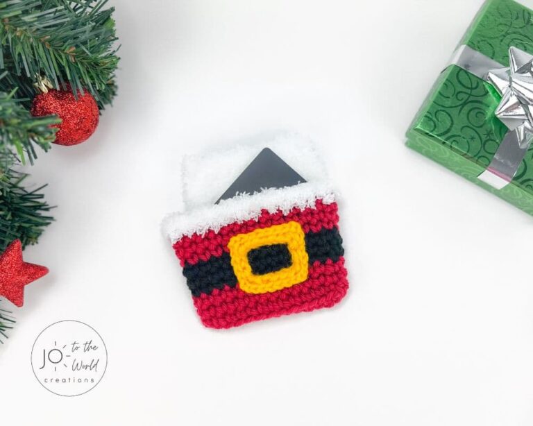 Crochet Gift Card Holder for Christmas – Free Pattern