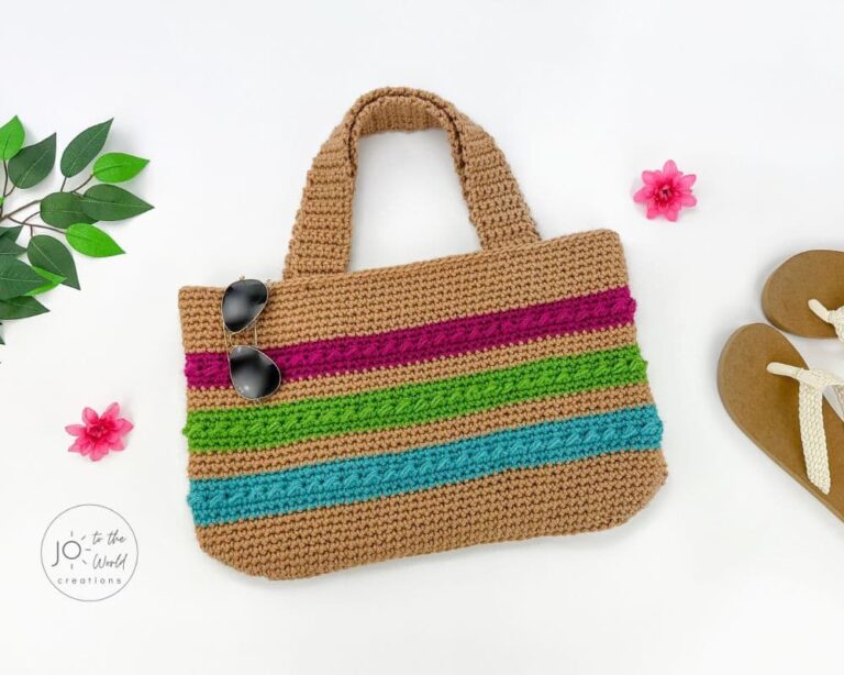 Crochet Beach Bag Pattern – Free