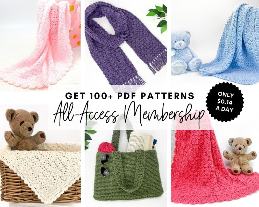 All-Access Membership - 100+ PDF Crochet Patterns
