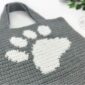 Paw Print Bag Crochet Pattern