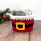 Crochet Christmas Basket Pattern